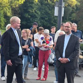 Verabschiedung & Einführung Diözesanjugendseelsorger (c) Bettina Chumchal / Erzbistum Köln Verabschiedung von Tobis Schwaderlapp und Einführung von Thomas Backsmann