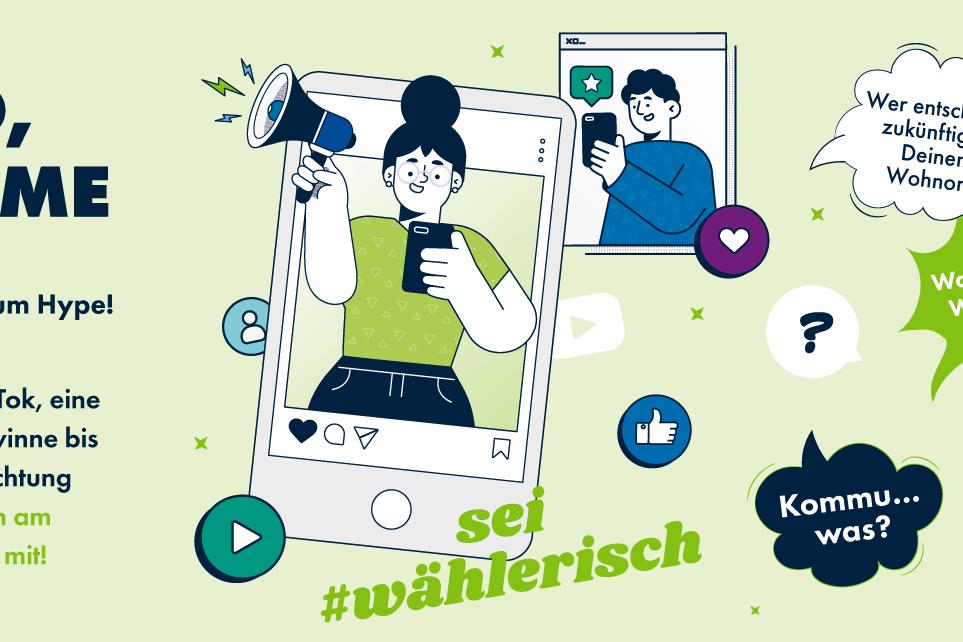 Der Webbanner zur Aktion sei wählerisch 2025