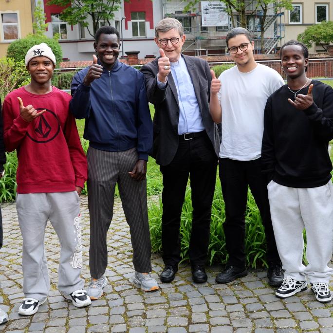 Kardinal Woelki im Nikolaus-Groß-Haus