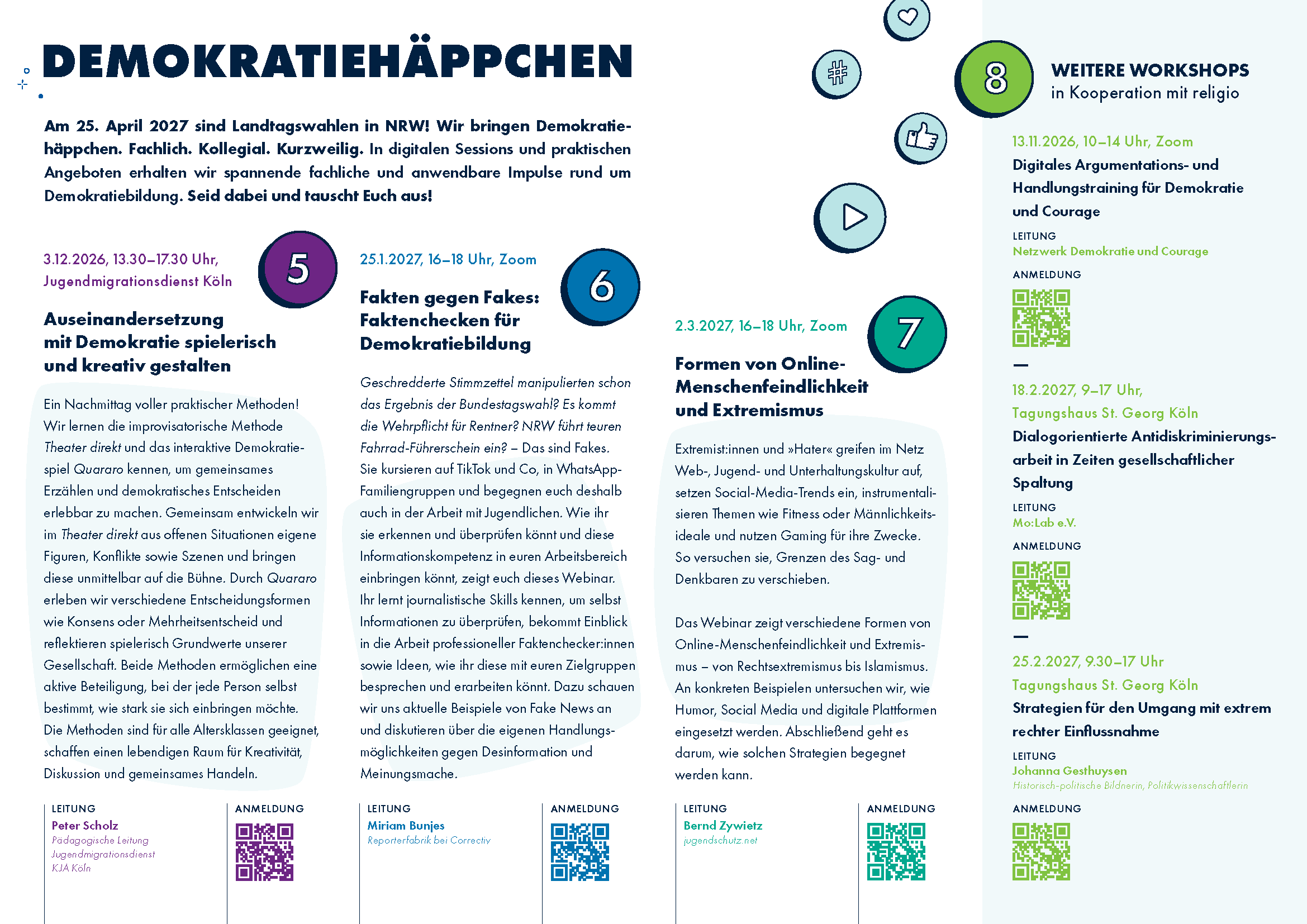 #seiwählerisch_termine