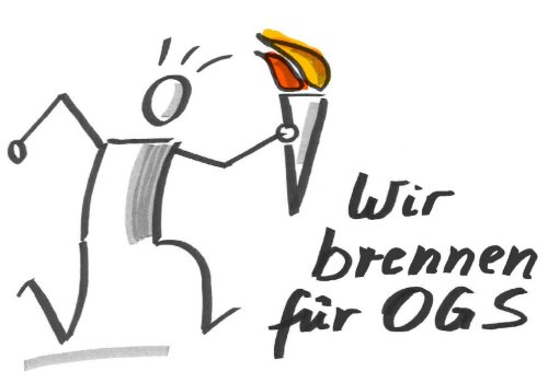 Die ‚Arbeitsgemeinschaft Freie Kinder- und Jugendhilfe Offene Ganztagsschule Bonn‘, zu der auch die KJA Bonn gGmbh gehört, startete bereits am 10.Juli unter dem Motto „Wir (b)rennen für OGS“ einen Fackellauf nach Düsseldorf. Die Katholischen Jugendagenturen aus Köln, Bergisch Gladbach, Wuppertal, Düsseldorf und die Abteilung Jugendseelsorge unterstützten die Initiative und haben am Fackellauf sowie an der Abschlusskundgebung in Düsseldorf teilgenommen.