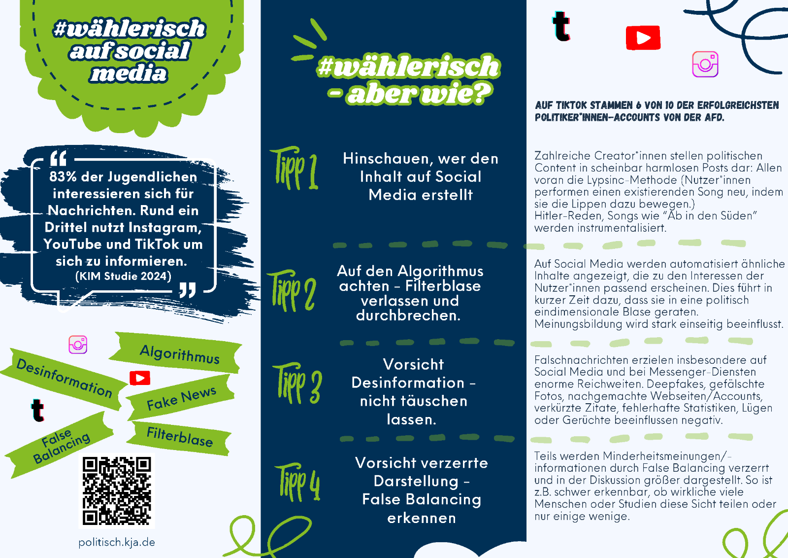 Flyer sei#wählerisch btw25