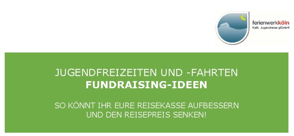 Fundraising für Jugendgruppen_titel