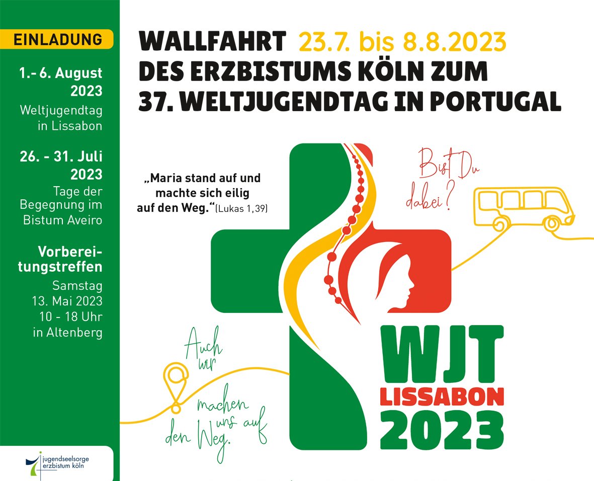 Plakat Wallfahrt WJT 2023